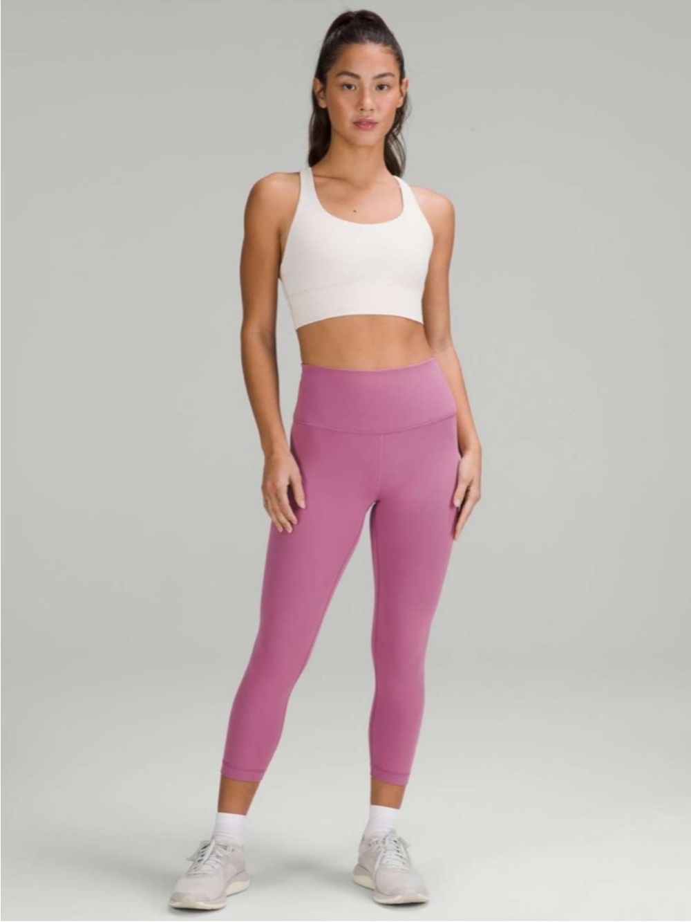 Lululemon Wunder Train High-Rise Crop 23"
Velvet Dust Pink size 8
